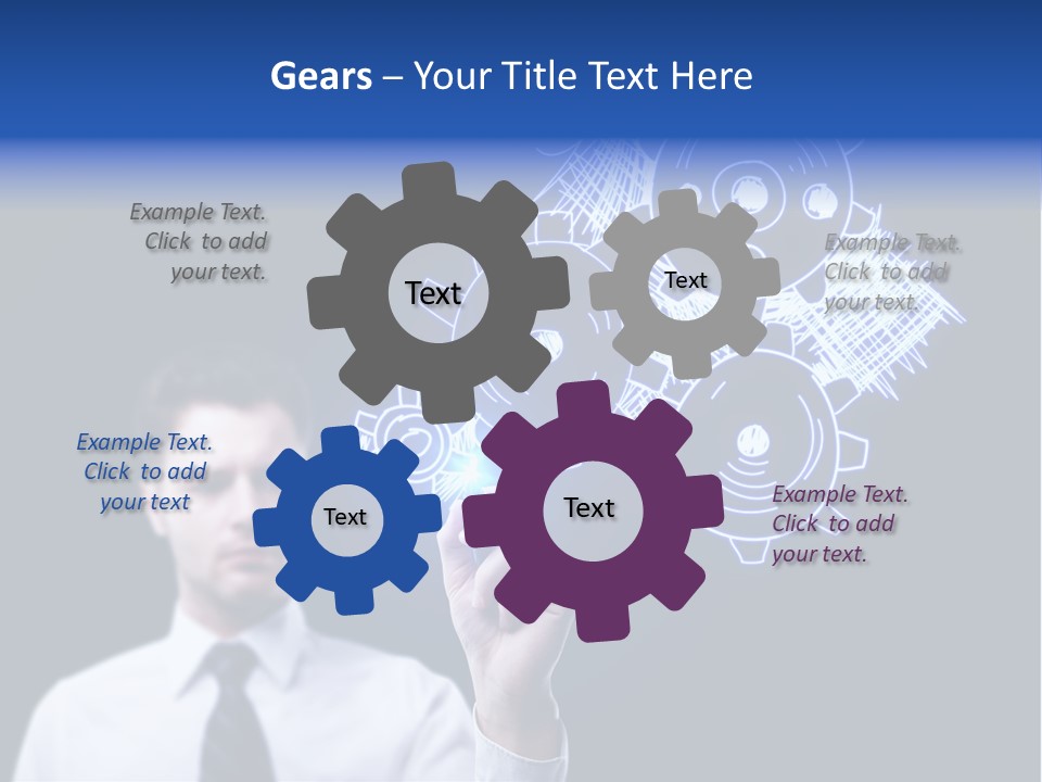 Office Color Idea PowerPoint Template