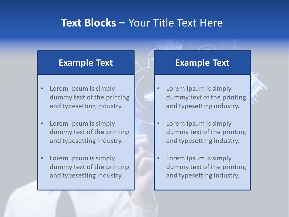 Office Color Idea PowerPoint Template