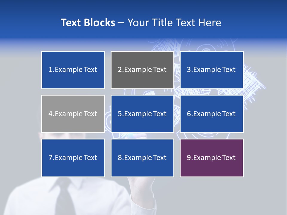 Office Color Idea PowerPoint Template