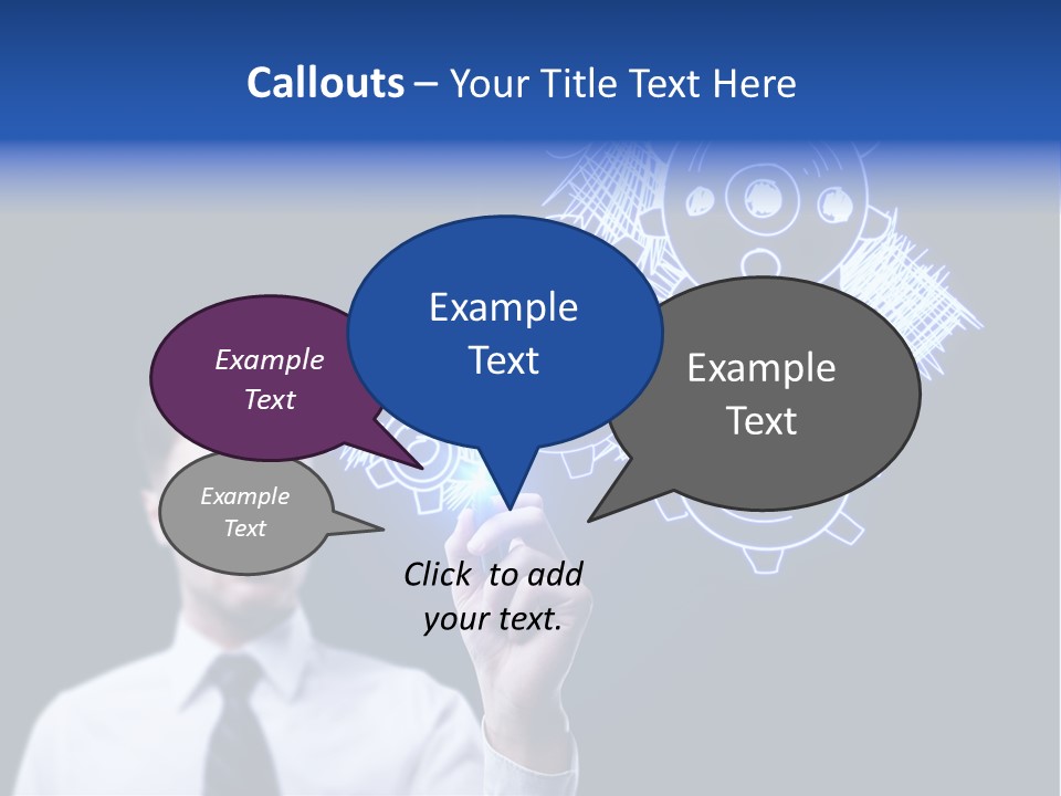 Office Color Idea PowerPoint Template