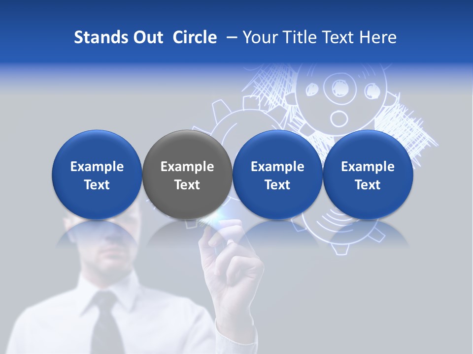 Office Color Idea PowerPoint Template