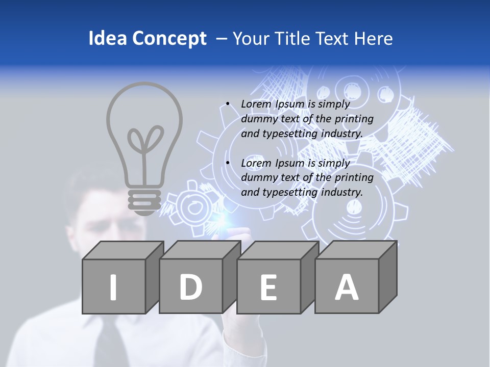 Office Color Idea PowerPoint Template