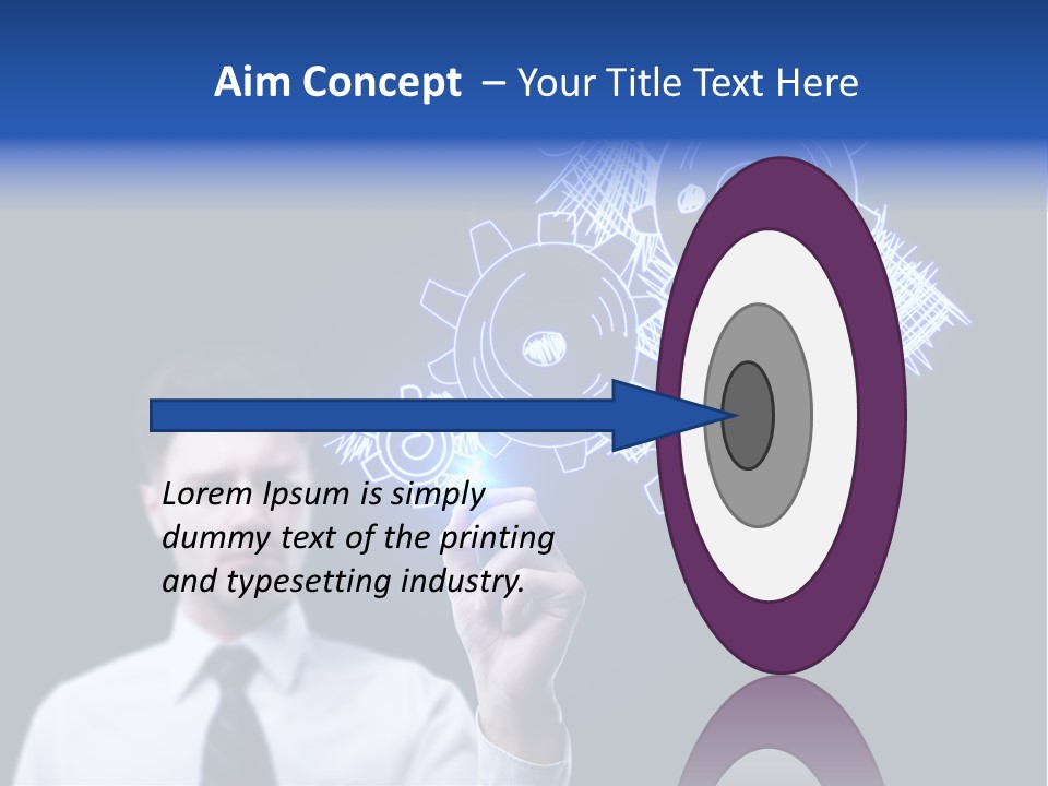 Office Color Idea PowerPoint Template