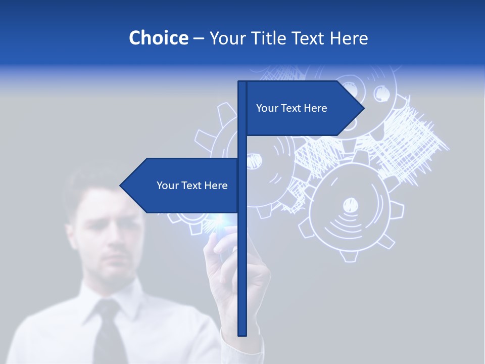 Office Color Idea PowerPoint Template