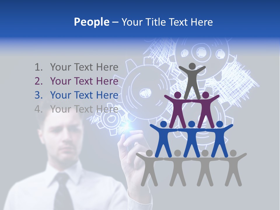 Office Color Idea PowerPoint Template