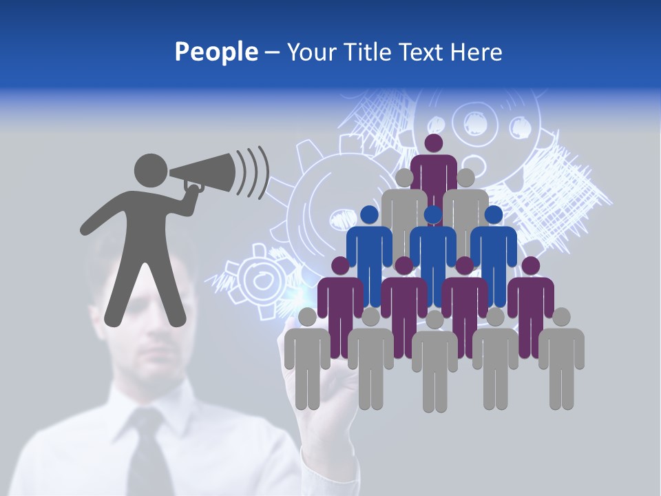 Office Color Idea PowerPoint Template