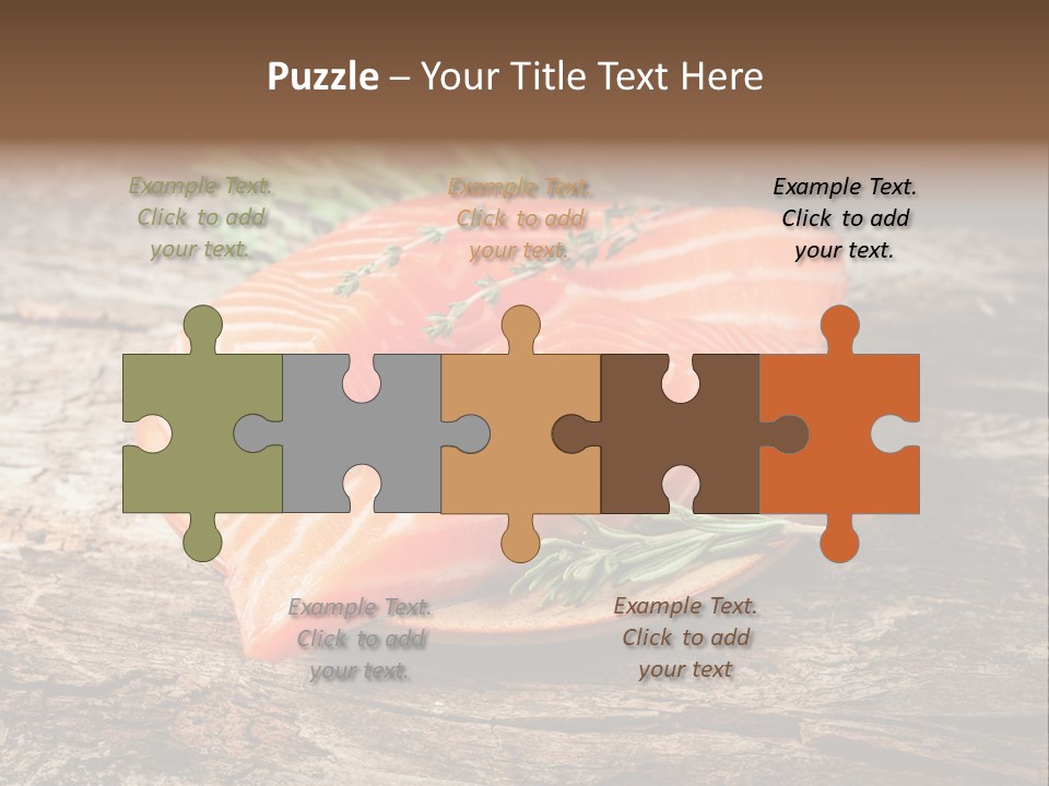 Closeup Fresh Texture PowerPoint Template