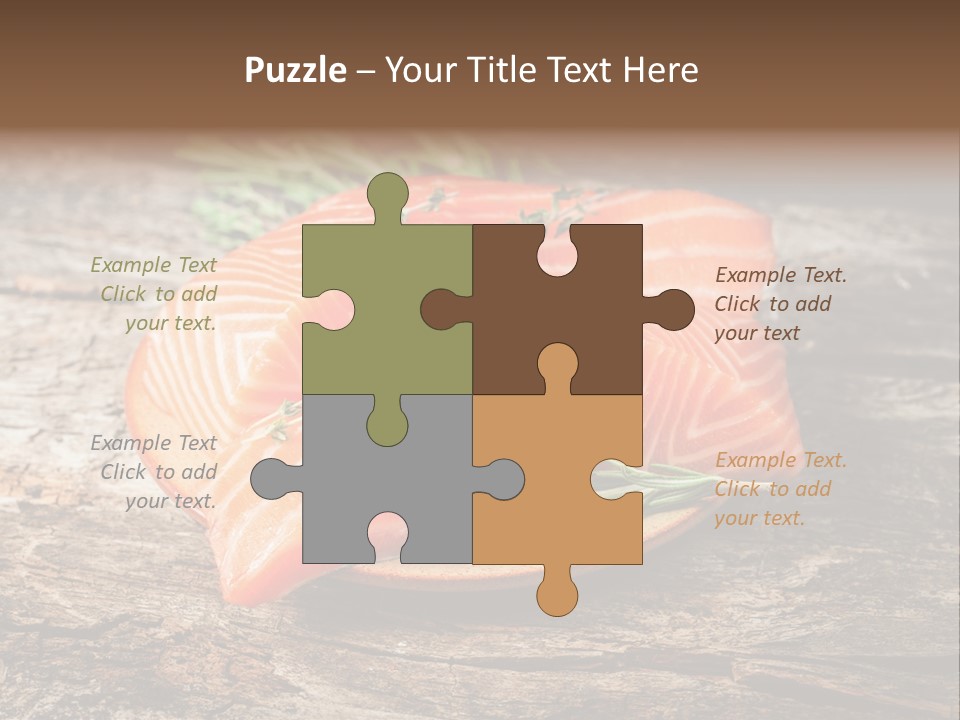 Closeup Fresh Texture PowerPoint Template