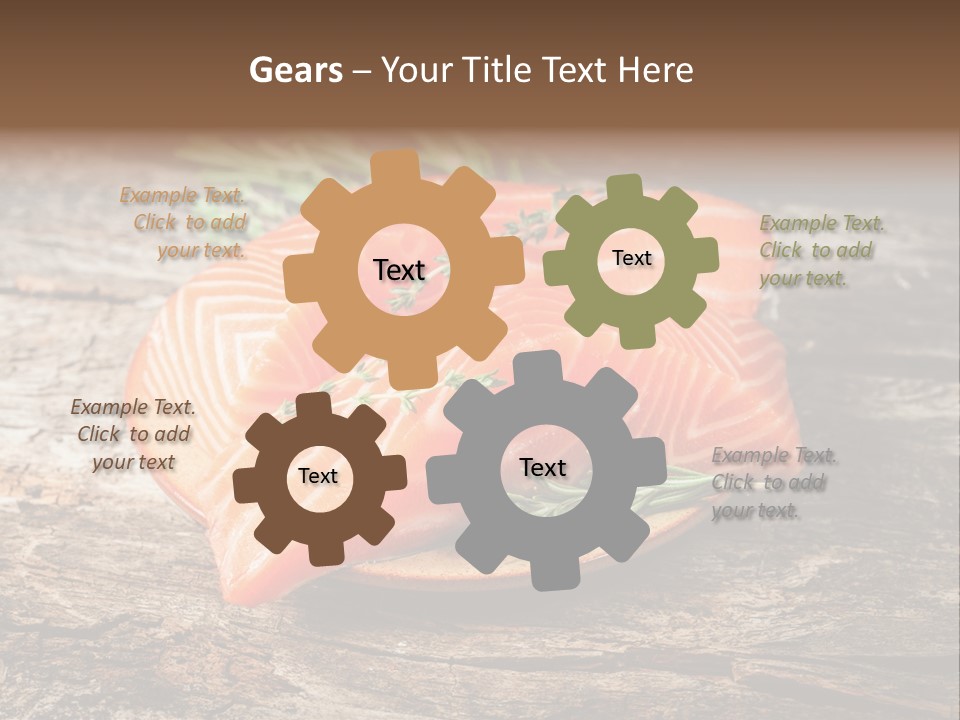 Closeup Fresh Texture PowerPoint Template