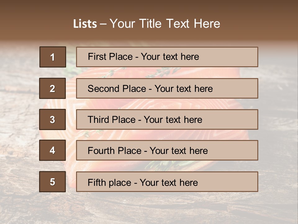 Closeup Fresh Texture PowerPoint Template