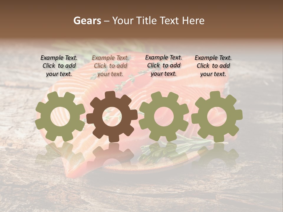 Closeup Fresh Texture PowerPoint Template