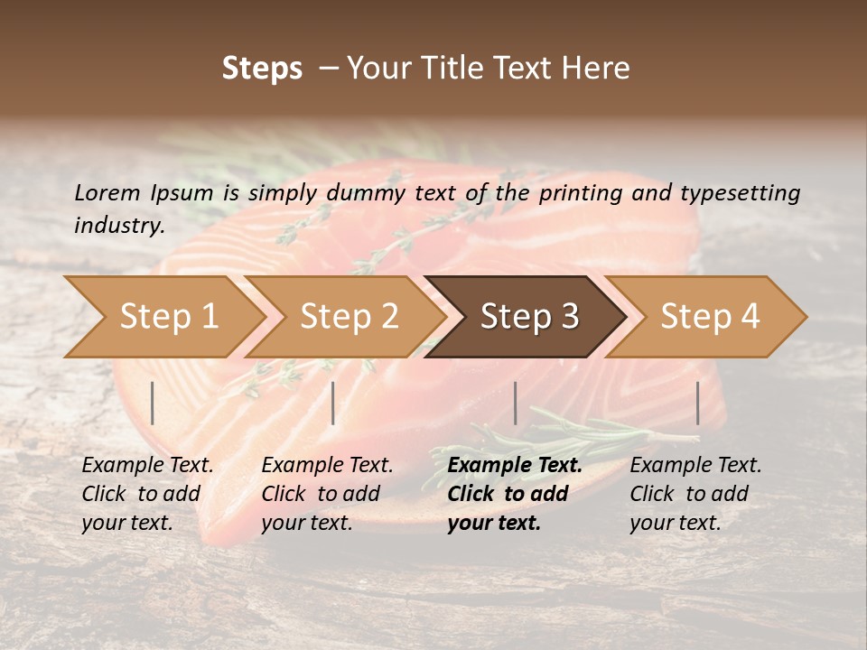 Closeup Fresh Texture PowerPoint Template