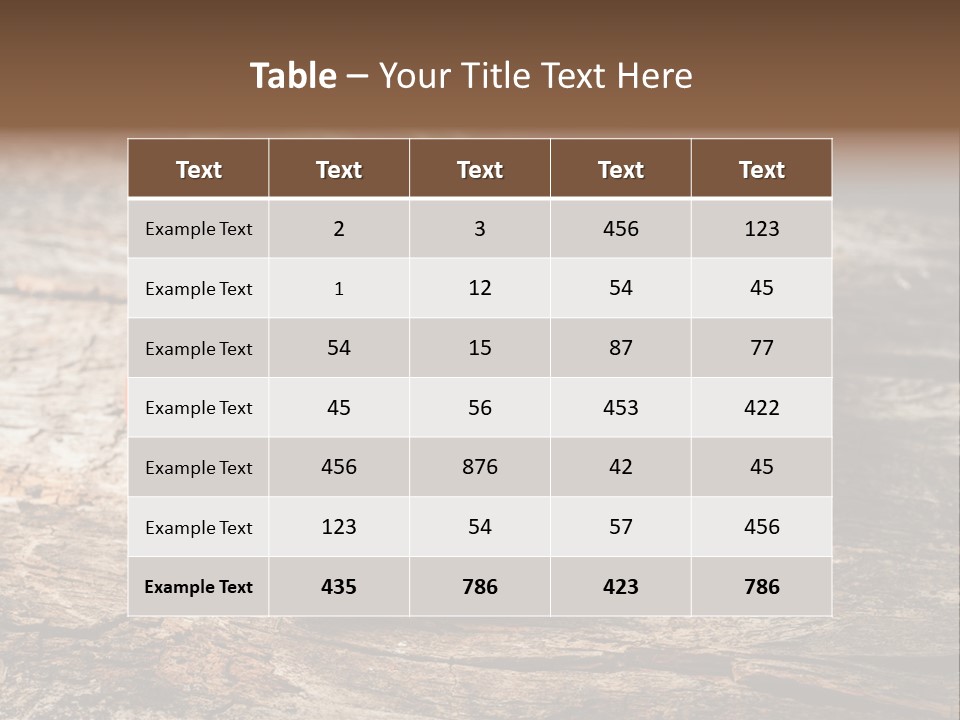 Closeup Fresh Texture PowerPoint Template