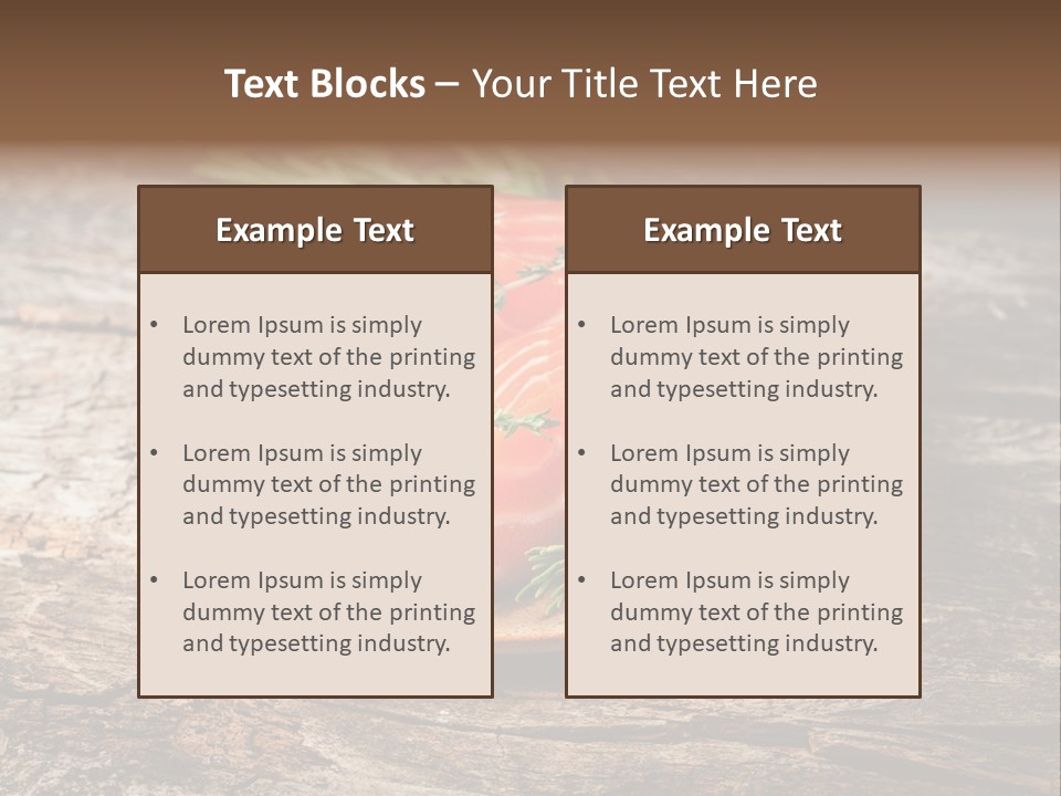 Closeup Fresh Texture PowerPoint Template