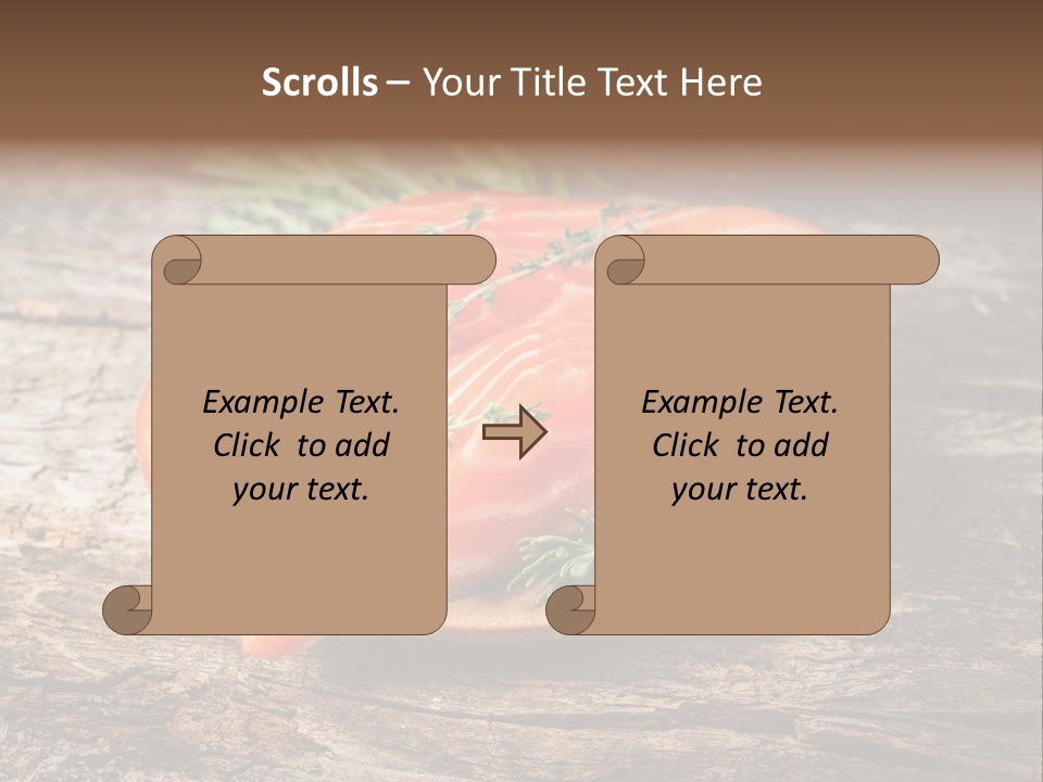 Closeup Fresh Texture PowerPoint Template