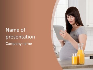 Healthy Wireless Baby PowerPoint Template