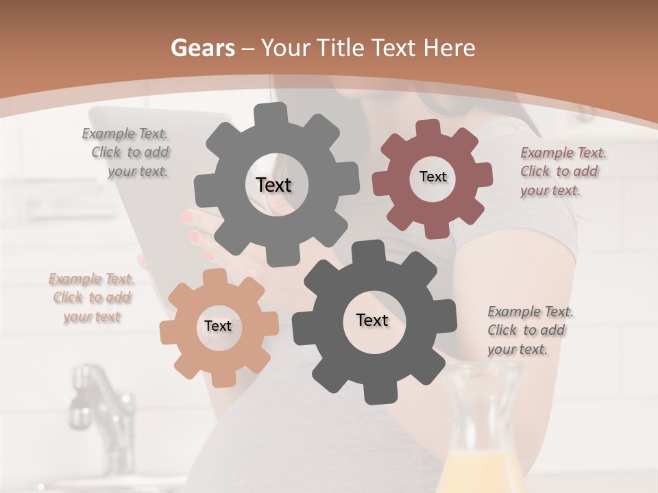 Healthy Wireless Baby PowerPoint Template