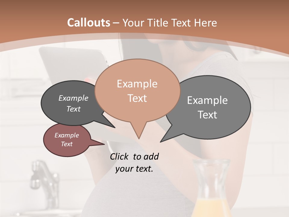 Healthy Wireless Baby PowerPoint Template