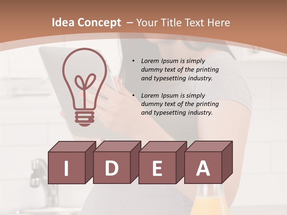 Healthy Wireless Baby PowerPoint Template