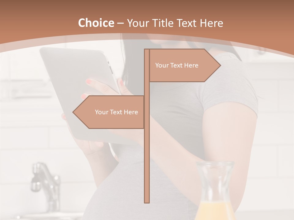 Healthy Wireless Baby PowerPoint Template