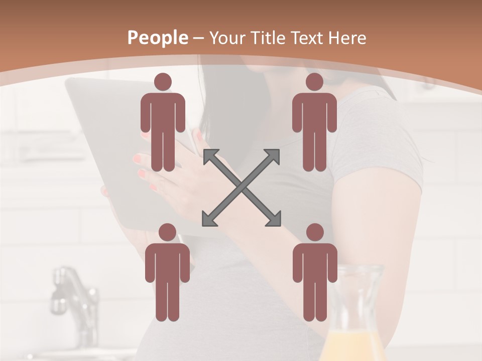 Healthy Wireless Baby PowerPoint Template