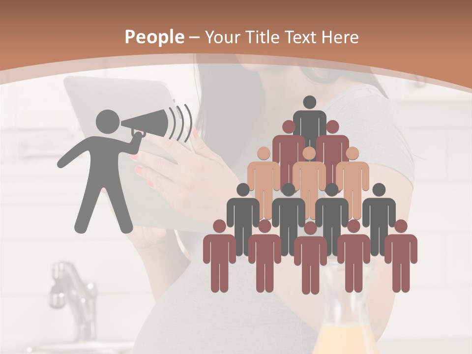 Healthy Wireless Baby PowerPoint Template