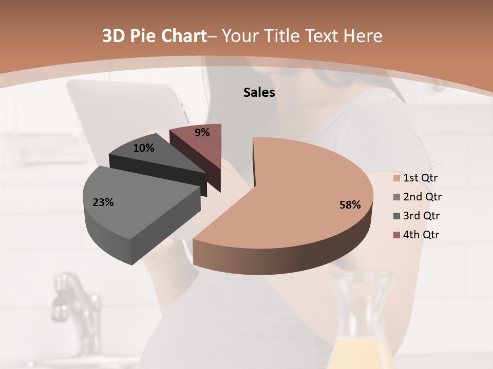 Healthy Wireless Baby PowerPoint Template