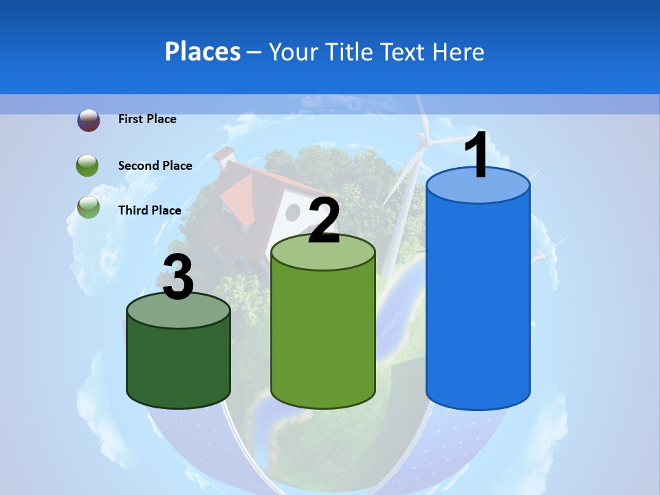 Lawn Small House PowerPoint Template