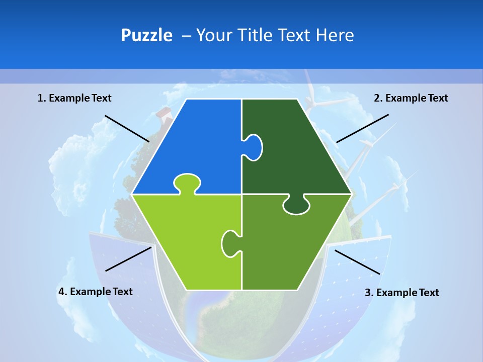Lawn Small House PowerPoint Template