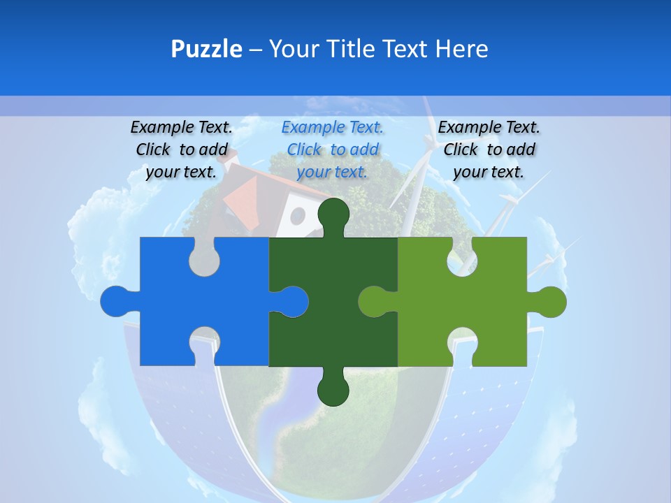 Lawn Small House PowerPoint Template