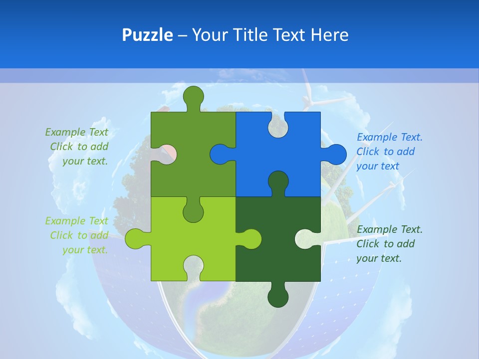 Lawn Small House PowerPoint Template