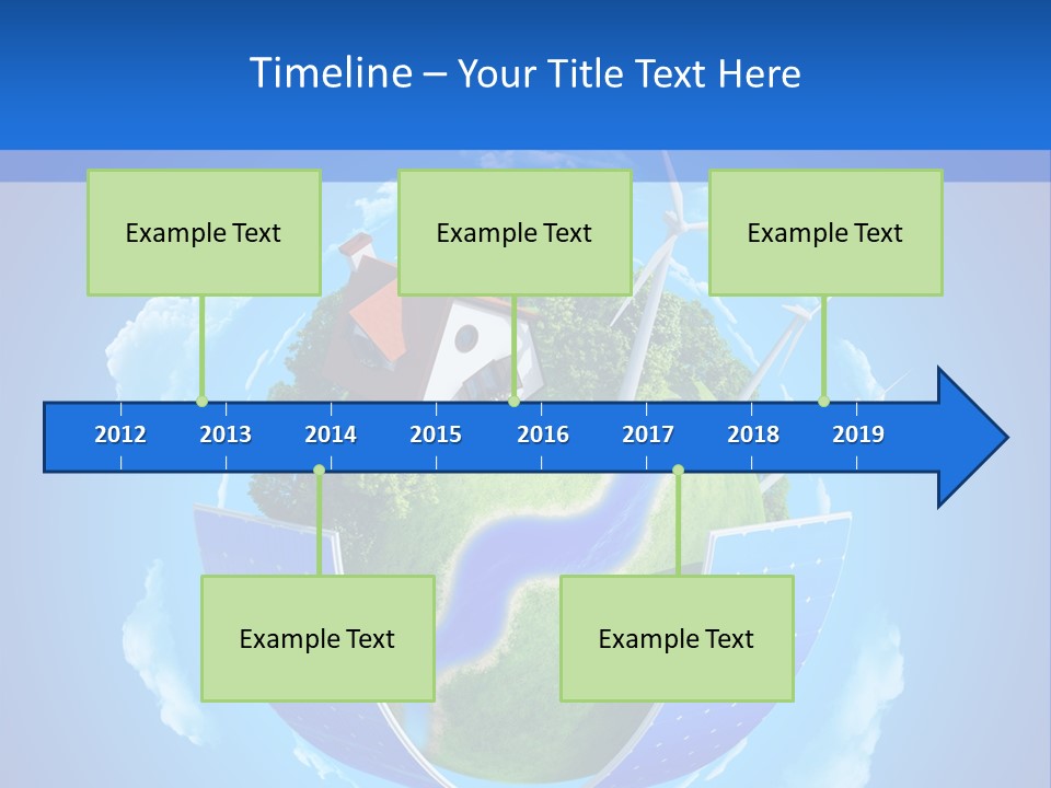 Lawn Small House PowerPoint Template