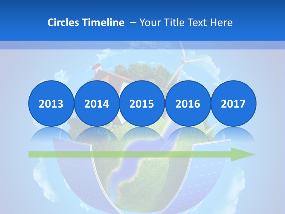 Lawn Small House PowerPoint Template