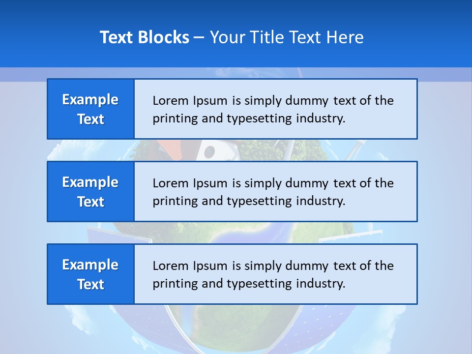 Lawn Small House PowerPoint Template