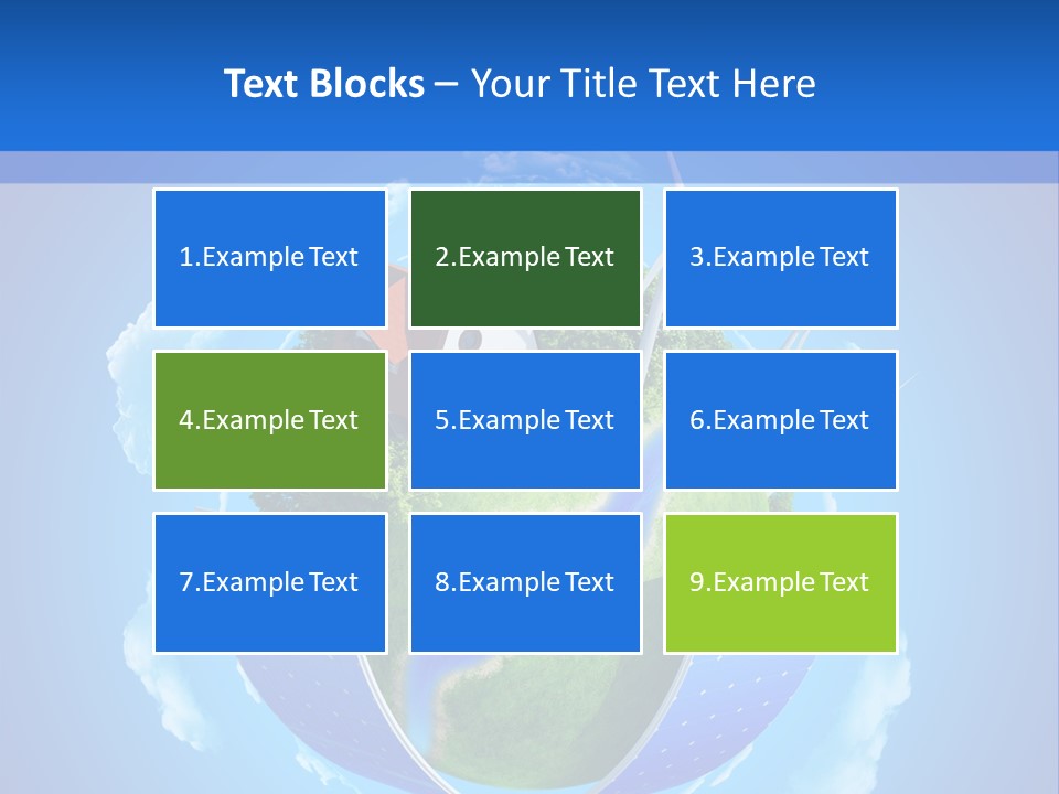 Lawn Small House PowerPoint Template