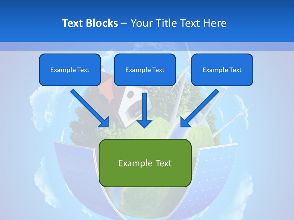 Lawn Small House PowerPoint Template