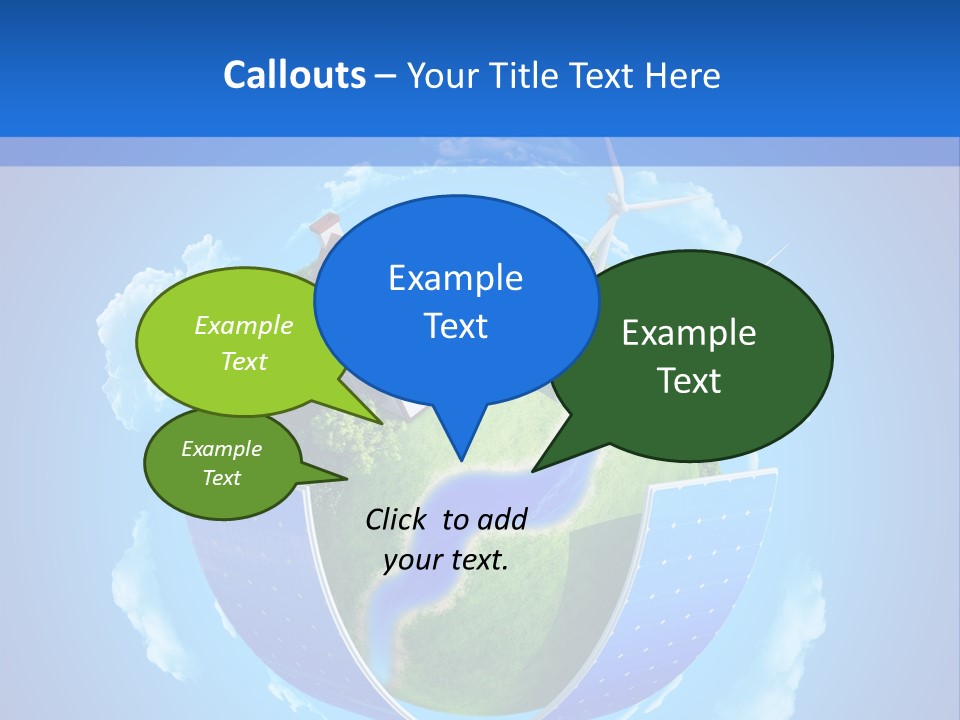 Lawn Small House PowerPoint Template