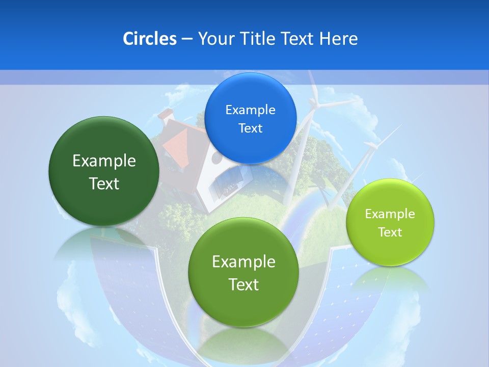 Lawn Small House PowerPoint Template