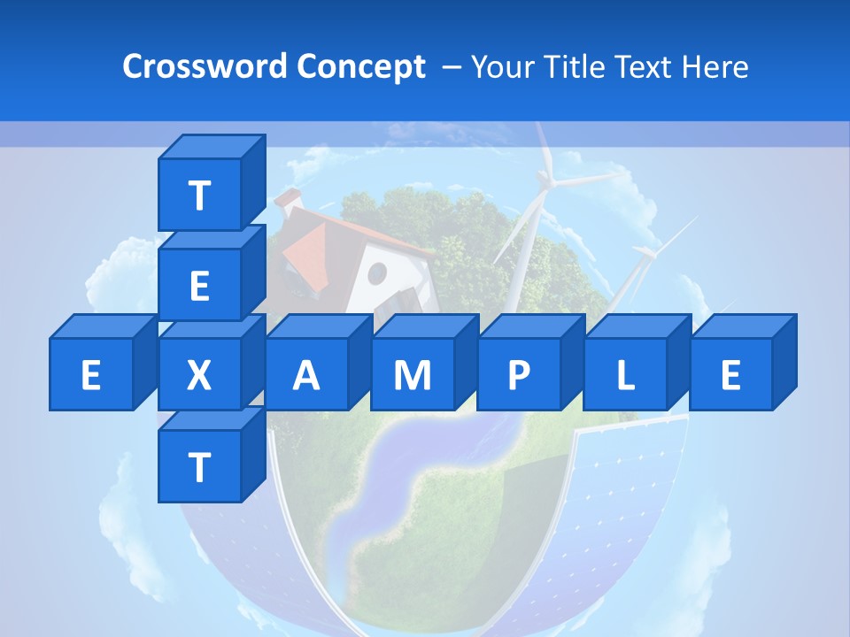 Lawn Small House PowerPoint Template