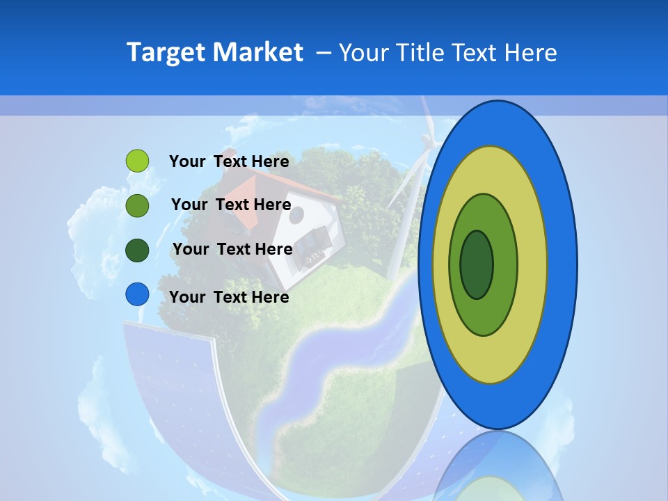 Lawn Small House PowerPoint Template