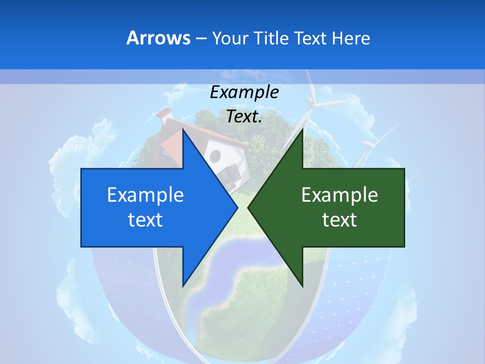 Lawn Small House PowerPoint Template