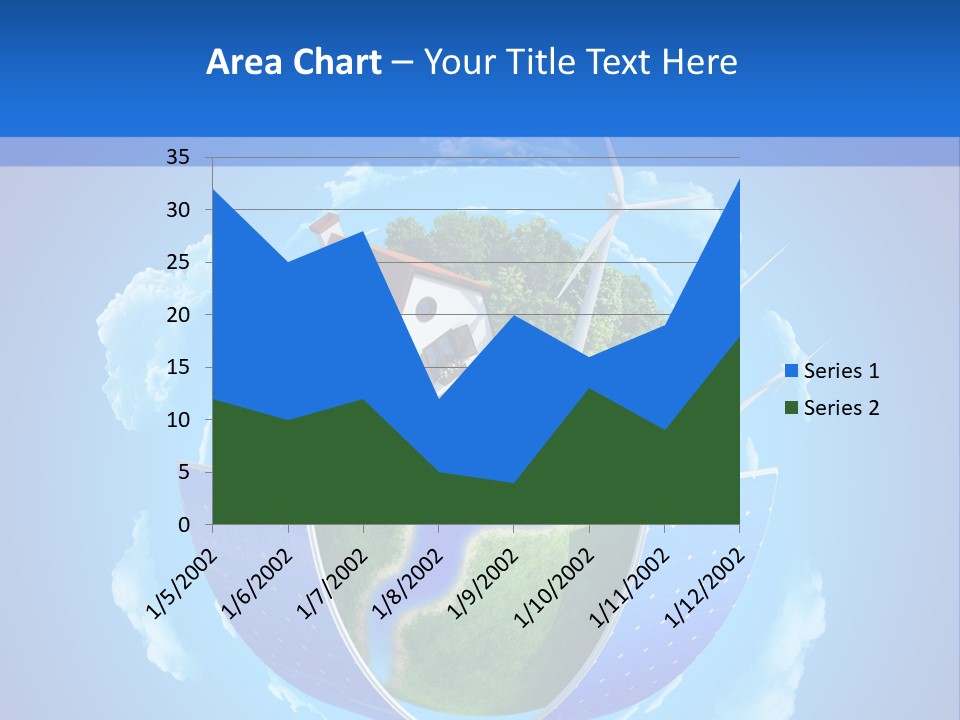Lawn Small House PowerPoint Template