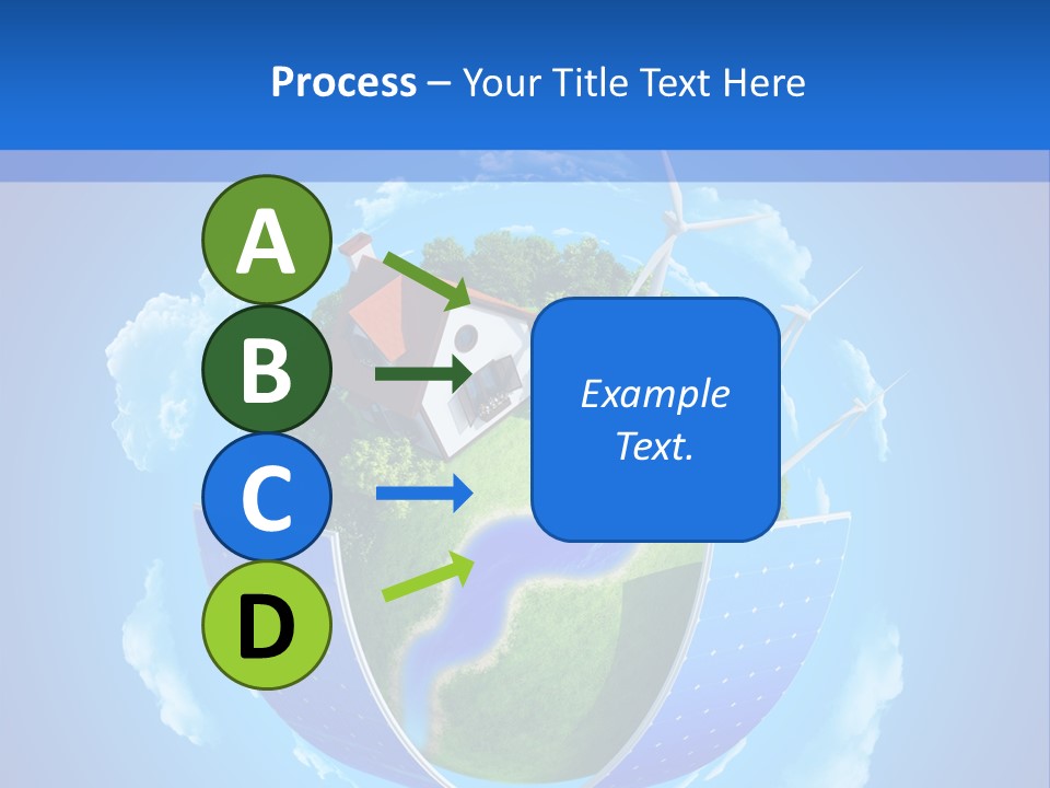 Lawn Small House PowerPoint Template