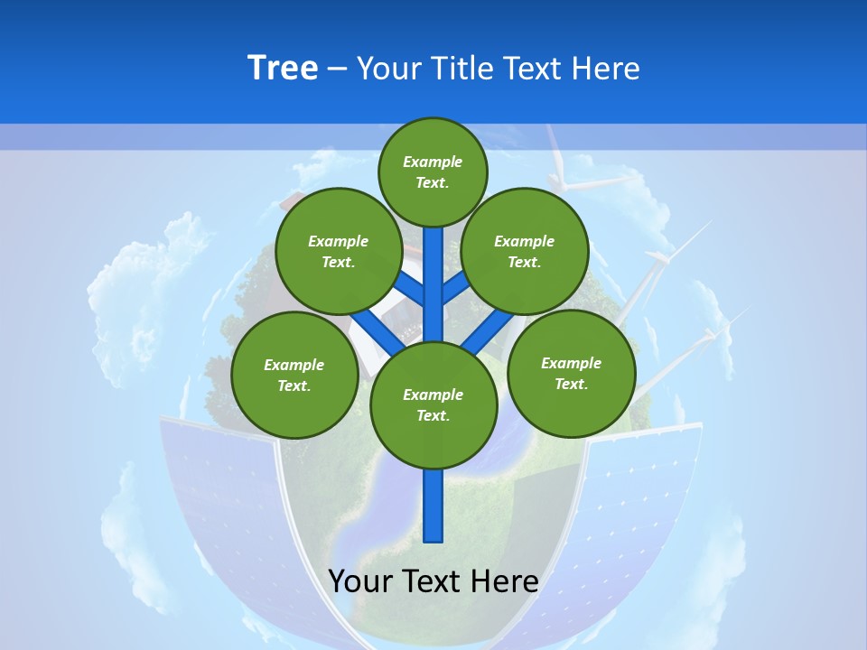 Lawn Small House PowerPoint Template