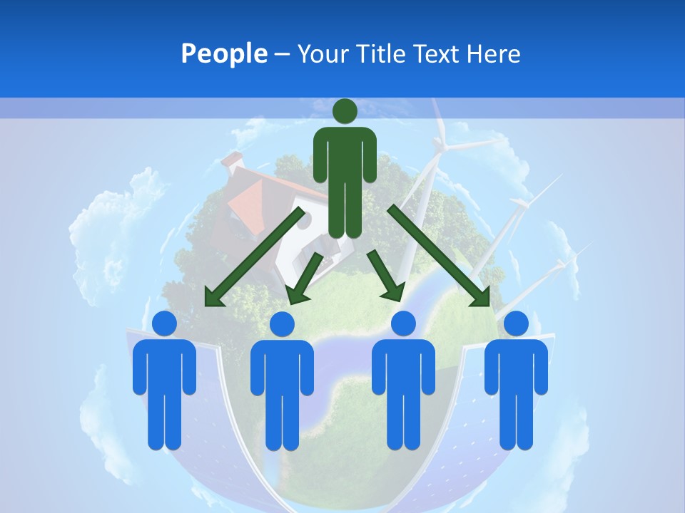 Lawn Small House PowerPoint Template