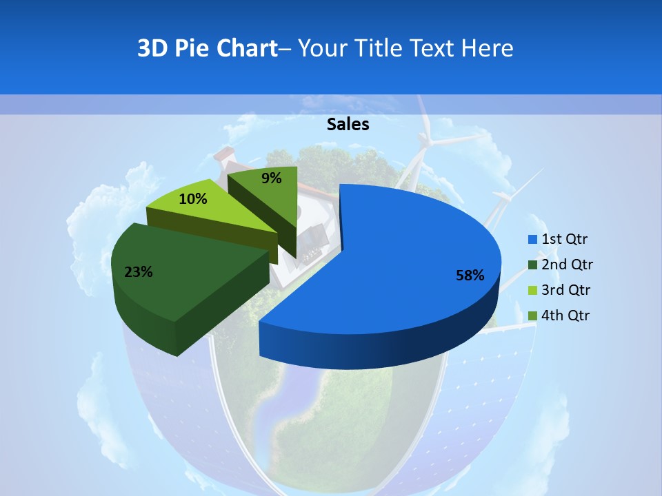Lawn Small House PowerPoint Template