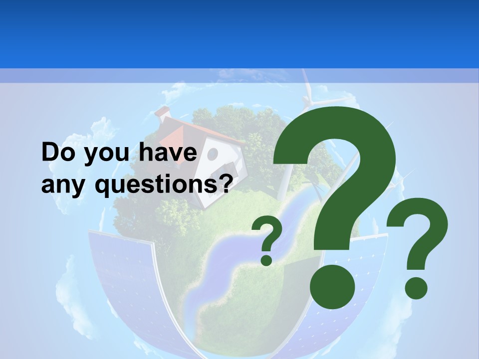 Lawn Small House PowerPoint Template