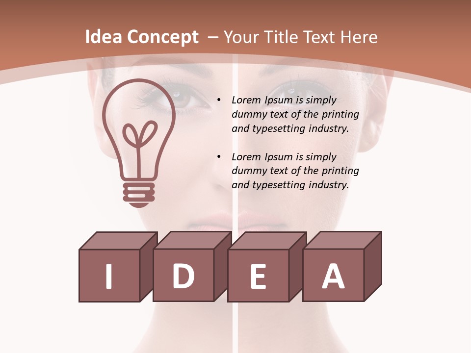 Concept Model Plastic PowerPoint Template