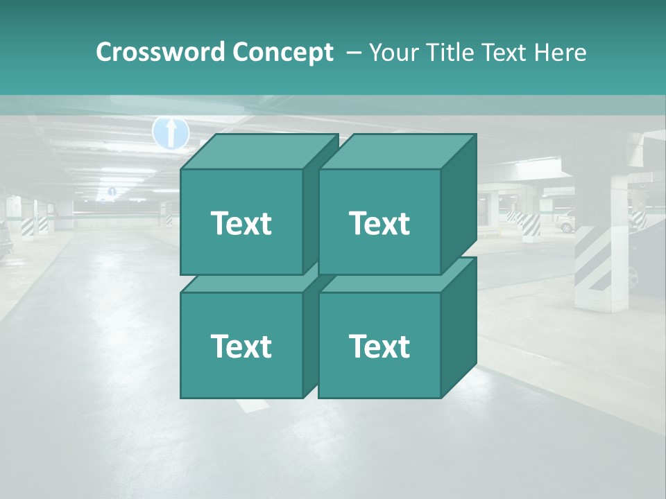 Basement Underground Garage Indoor PowerPoint Template