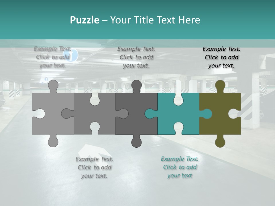 Basement Underground Garage Indoor PowerPoint Template